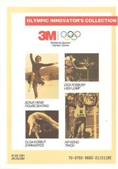 1991 3M Olympic Innovator's Collection #NNO Header Card Front