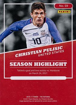 2017 Panini National Convention #S9 Christian Pulisic Back