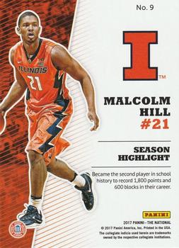 2017 Panini National Convention - Prospects Rapture #9 Malcolm Hill Back