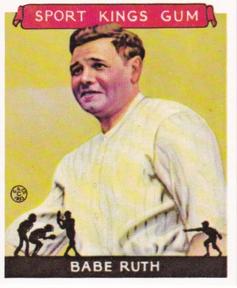 1986 1933 Sport Kings Reprint #2 Babe Ruth Front