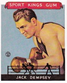 1986 1933 Sport Kings Reprint #17 Jack Dempsey Front
