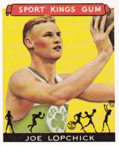 1986 1933 Sport Kings Reprint #32 Joe Lopchick Front