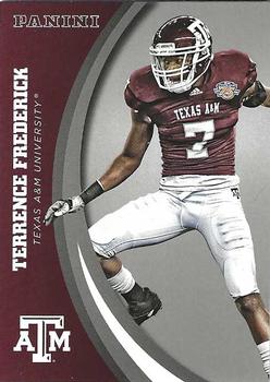 2015 Panini Texas A&M Aggies - Silver #33 Terrence Frederick Front