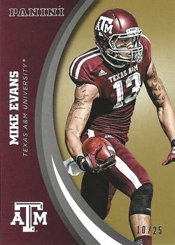 2015 Panini Texas A&M Aggies - Gold #21 Mike Evans Front