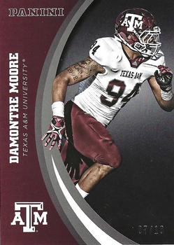 2015 Panini Texas A&M Aggies - Black #40 Damontre Moore Front