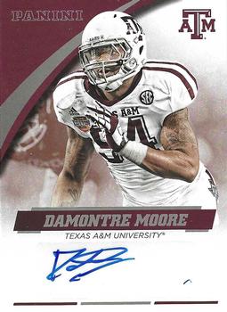 2015 Panini Texas A&M Aggies - Signatures #DM-A&M Damontre Moore Front