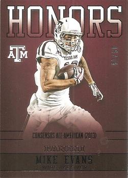 2015 Panini Texas A&M Aggies - Honors Black #ME-A&M Mike Evans Front