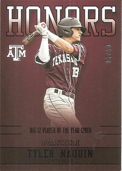 2015 Panini Texas A&M Aggies - Honors Black #TN-A&M Tyler Naquin Front