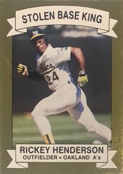 1991 AAMER Sport (unlicensed) - Gold #NNO Rickey Henderson Front