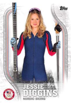 2018 Topps U.S. Olympic & Paralympic Team Hopefuls #US-11 Jessie Diggins Front