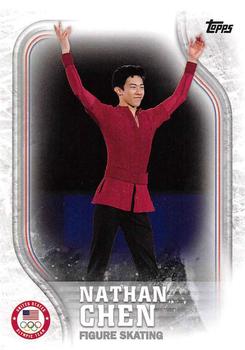 2018 Topps U.S. Olympic & Paralympic Team Hopefuls #US-17 Nathan Chen Front