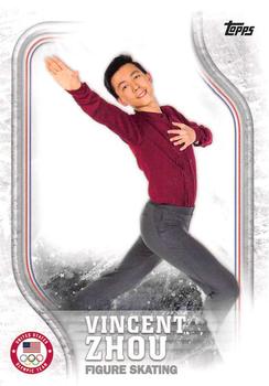 2018 Topps U.S. Olympic & Paralympic Team Hopefuls #US-18 Vincent Zhou Front