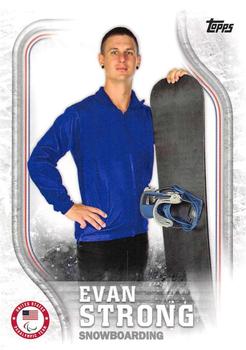 2018 Topps U.S. Olympic & Paralympic Team Hopefuls #US-31 Evan Strong Front