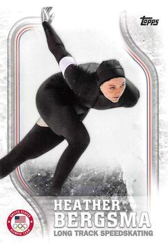 2018 Topps U.S. Olympic & Paralympic Team Hopefuls #US-38 Heather Bergsma Front