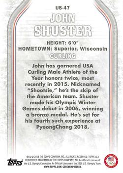 2018 Topps U.S. Olympic & Paralympic Team Hopefuls #US-47 John Shuster Back