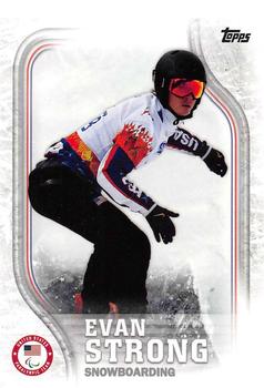 2018 Topps U.S. Olympic & Paralympic Team Hopefuls #USA-29 Evan Strong Front