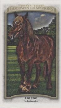 2017 Upper Deck Goodwin Champions - Canvas Minis #13 Horse Front