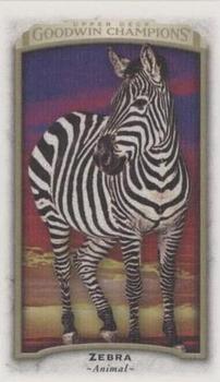 2017 Upper Deck Goodwin Champions - Canvas Minis #23 Zebra Front