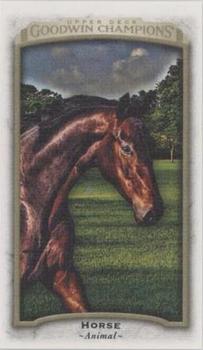 2017 Upper Deck Goodwin Champions - Canvas Minis #63 Horse Front