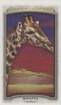 2017 Upper Deck Goodwin Champions - Canvas Minis #68 Giraffe Front