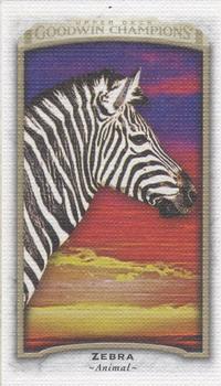 2017 Upper Deck Goodwin Champions - Canvas Minis #73 Zebra Front