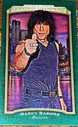 2017 Upper Deck Goodwin Champions - Cloth Lady Luck Minis #48 Marky Ramone Front