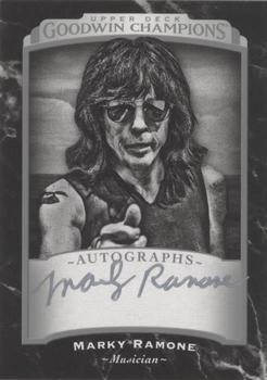 2017 Upper Deck Goodwin Champions - Black and White Autographs #148 Marky Ramone Front