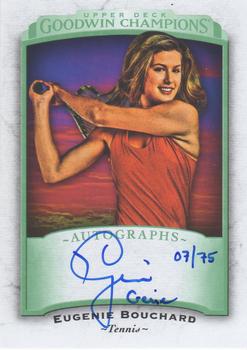 2017 Upper Deck Goodwin Champions - Autographs Inscribed #A-EB Eugenie Bouchard Front