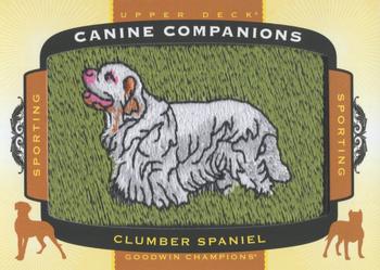 2017 Upper Deck Goodwin Champions - Canine Companion Manufactured Patch #CC11 Clumber Spaniel Front