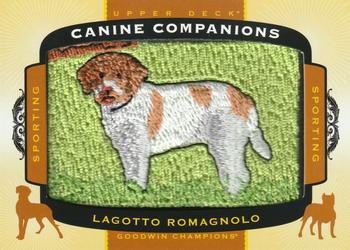 2017 Upper Deck Goodwin Champions - Canine Companion Manufactured Patch #CC29 Lagotto Romagnolo Front