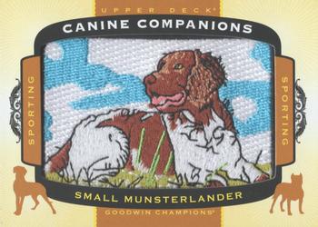 2017 Upper Deck Goodwin Champions - Canine Companion Manufactured Patch #CC34 Small Munsterlander Front