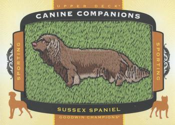 2017 Upper Deck Goodwin Champions - Canine Companion Manufactured Patch #CC36 Sussex Spaniel Front