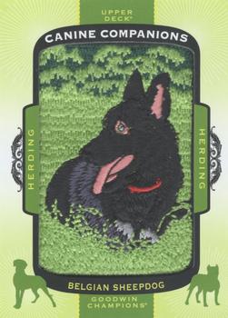 2017 Upper Deck Goodwin Champions - Canine Companion Manufactured Patch #CC63 Belgian Sheepdog Front