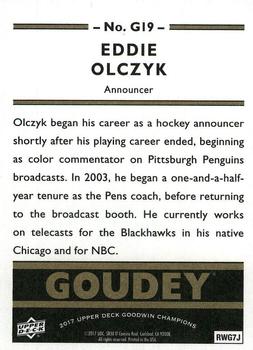 2017 Upper Deck Goodwin Champions - Goudey #G19 Ed Olczyk Back