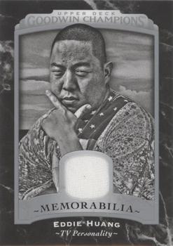 2017 Upper Deck Goodwin Champions - Black and White Memorabilia #BWM-EH Eddie Huang Front