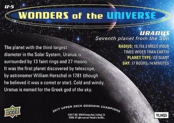2017 Upper Deck Goodwin Champions - Wonders of the Universe #U-5 Uranus Back