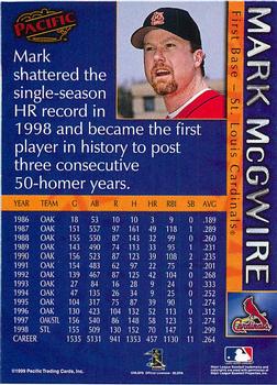 1999 Sports Illustrated for Kids - 10th Anniversary #NNO Mark McGwire Back