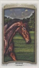 2017 Upper Deck Goodwin Champions - Blank Back Mini #NNO Horse Front