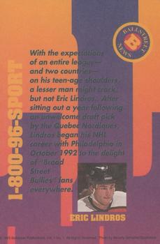 1993 Ballstreet News #NNO Eric Lindros Back
