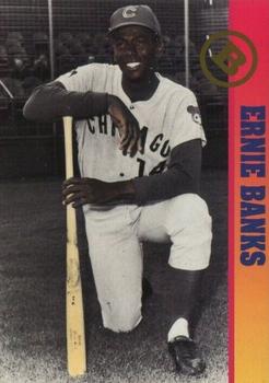 1993 Ballstreet News #NNO Ernie Banks Front