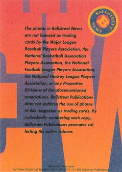 1993 Ballstreet News #NNO Roger Maris Back