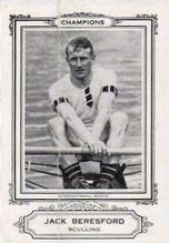 1926 Spalding Champions #NNO Jack Beresford Front