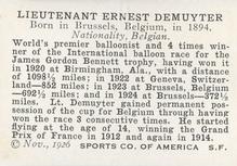 1926 Spalding Champions #NNO E. Demuyter Back