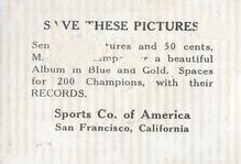 1926 Spalding Champions #NNO Valentine Bialas Back