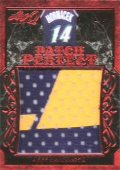 2017 Leaf Q - Patch Perfect Red Spectrum #PP-JH1 Jeff Hornacek Front