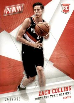 2017 Panini Black Friday #60 Zach Collins Front