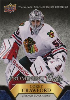 2015 Upper Deck The National Prominent Cuts #NSCC-11 Corey Crawford Front