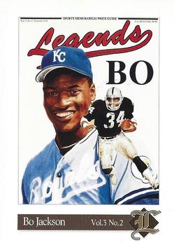 1992 Legends Sports Memorabilia National Sports Card Convention #C3 Bo Jackson Front