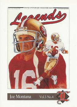 1992 Legends Sports Memorabilia National Sports Card Convention #C6 Joe Montana Front