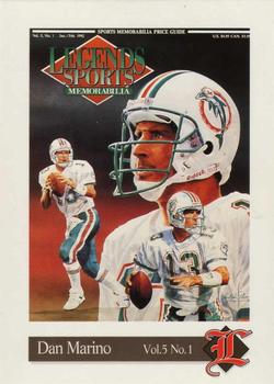 1992 Legends Sports Memorabilia National Sports Card Convention #C11 Dan Marino Front